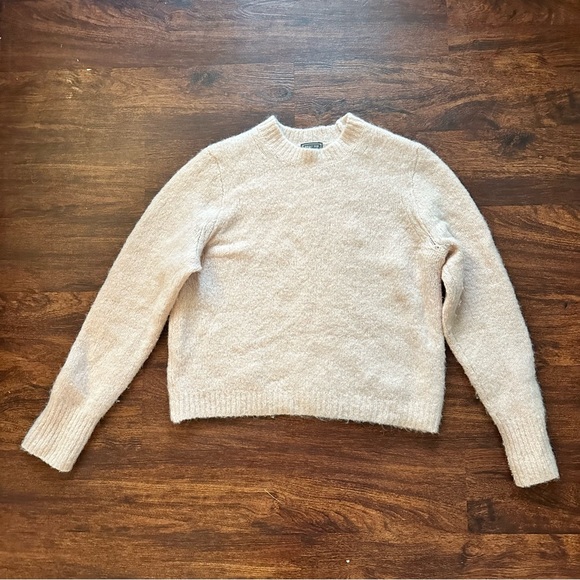JCREW Pink Point Sur Alpaca Blend Sweater - SZ XL - Picture 3 of 7
